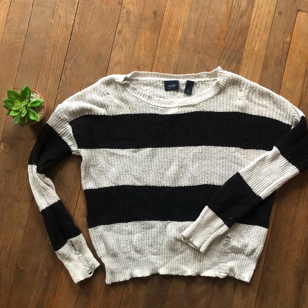 Distressed sweater from Buckle